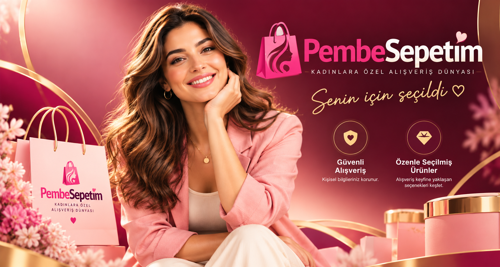 PembeSepetim kadınlara özel alışveriş